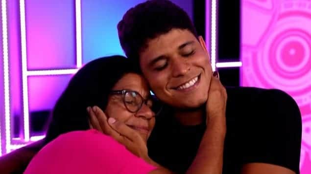 Sogra e genro entraram no BBB25 (Foto: Reprodução / Globo) Sogra e genro entraram no BBB25 (Foto: Reprodução / Globo)