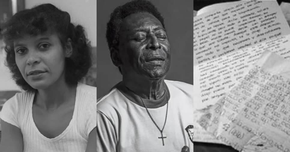 "Estão em toda parte": Carta psicografada de Pelé sobre a filha (Foto: reprodução/Montagem TV Foco) "Estão em toda parte": Carta psicografada de Pelé sobre a filha (Foto: reprodução/Montagem TV Foco)