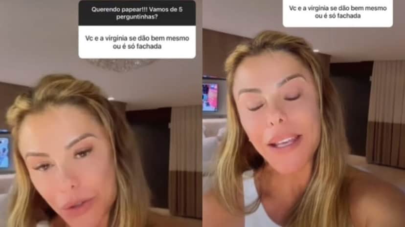 Sogra de apresentadora abre caixa de perguntas e desabada sobre a nora famosa (Fotos: Reprodução/ Instagram/ Montagem) Sogra de apresentadora abre caixa de perguntas e desabada sobre a nora famosa (Fotos: Reprodução/ Instagram/ Montagem)