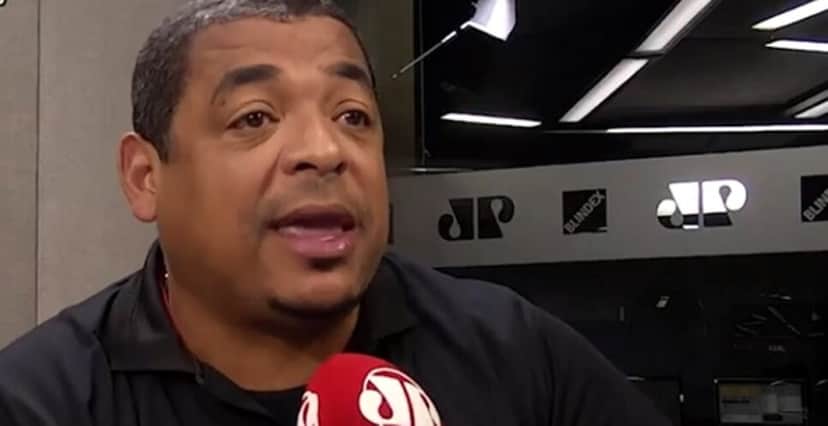 Colunista revelou contato da apresentadora com Vampeta (Foto: Reprodução/ Rádio Jovem Pan) Colunista revelou contato da apresentadora com Vampeta (Foto: Reprodução/ Rádio Jovem Pan)