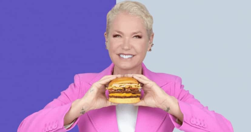 Apresentadora, empresária e sócia de sucesso divulgando sanduíche vegano de marca (Foto: Reprodução/ Divulgação, XBloom) Apresentadora, empresária e sócia de sucesso divulgando sanduíche vegano de marca (Foto: Reprodução/ Divulgação, XBloom)