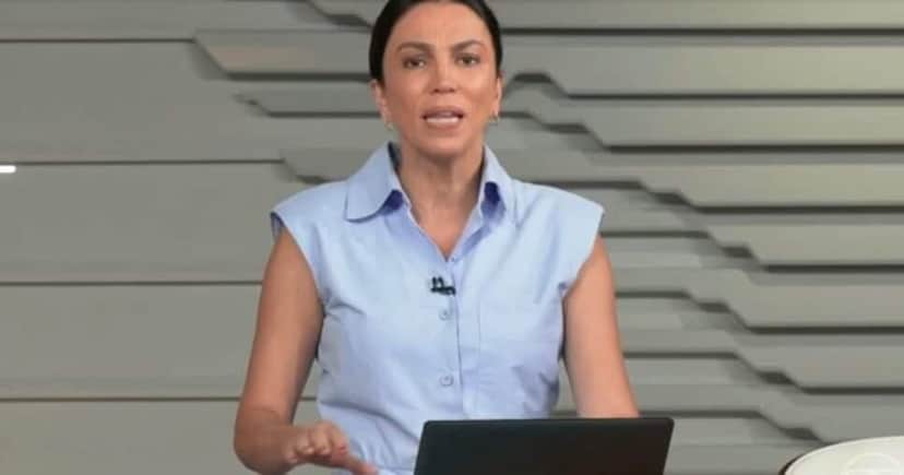 Ana Paula Araújo no Bom Dia Brasil, da Globo (Foto: Reprodução/ Globo) BDBR Ana Paula Araújo no Bom Dia Brasil, da Globo (Foto: Reprodução/ Globo) BDBR