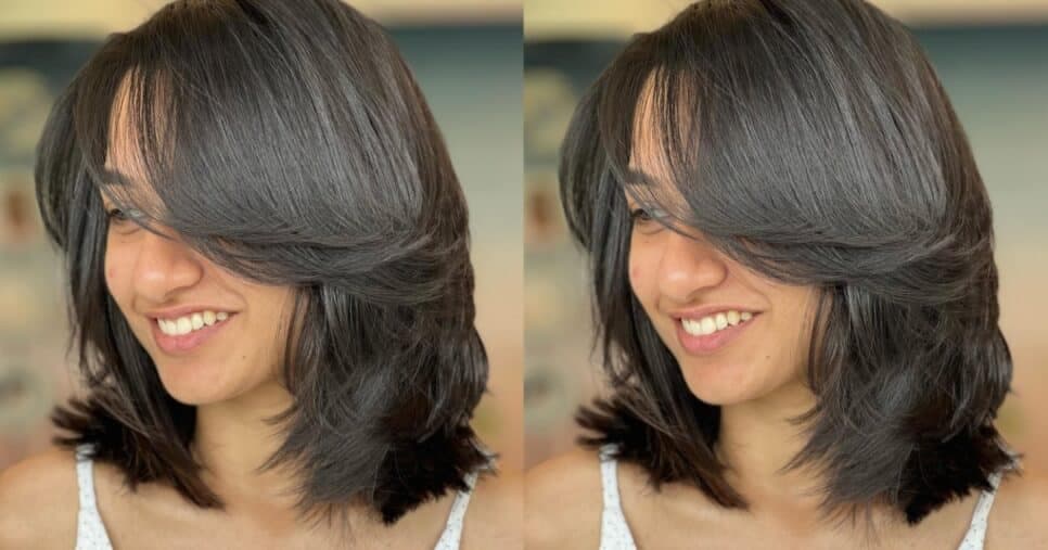 Corte de cabelo Butterfly cut curto - Foto: Internet Corte de cabelo Butterfly cut curto - Foto: Internet