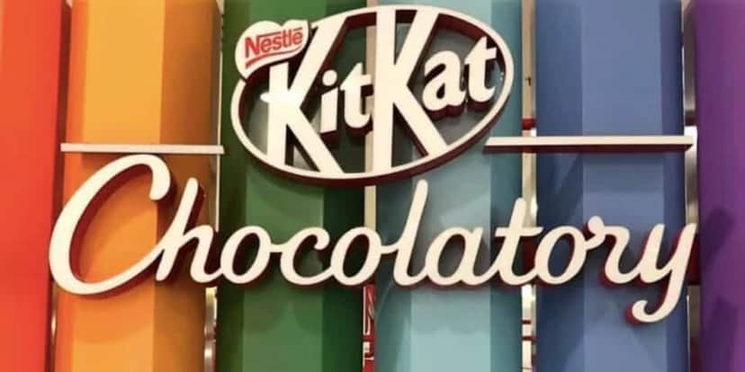 Logo da KitKat Chocolatory em quiosque no Shopping Morumbi (Foto: Reprodução / Instagram) Logo da KitKat Chocolatory em quiosque no Shopping Morumbi (Foto: Reprodução / Instagram)