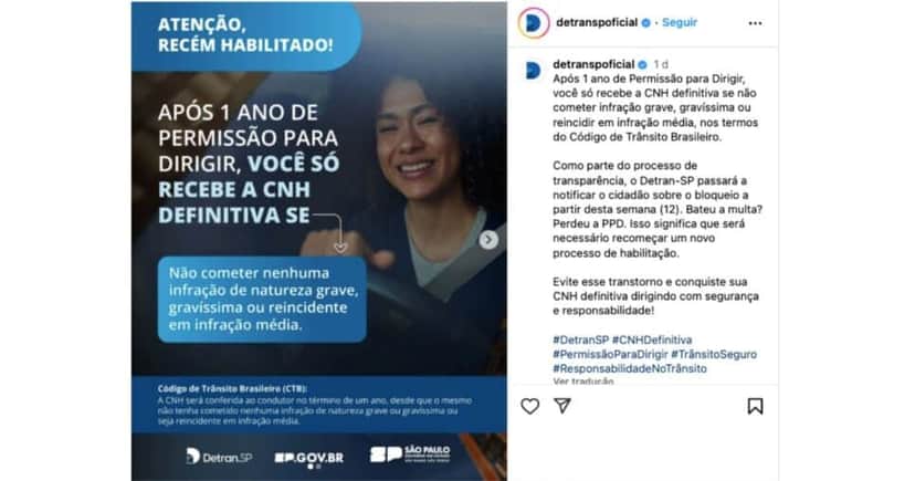 Comunicado do departamento (Reprodução/Instagram) Comunicado do departamento (Reprodução/Instagram)
