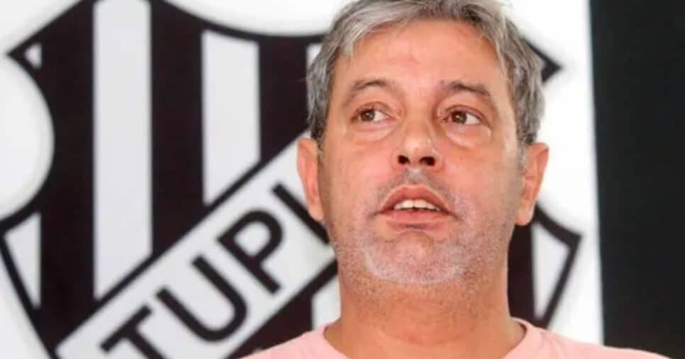 Tiquinho, presidente do Tupi FC (Foto Reprodução/Felipe Couri/TM) Tiquinho, presidente do Tupi FC (Foto Reprodução/Felipe Couri/TM)