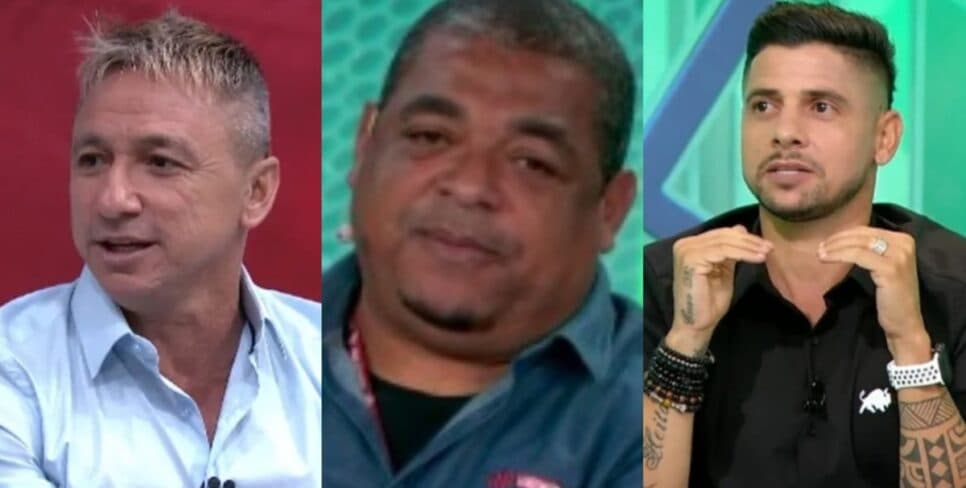 Paulo Nunes, Globo, Vampeta, Jovem Pan, e Cicinho, SBT, foram alvos para substituir ex-comentarista da emissora (Fotos: Reprodução/ Internet/ Montagem TV Foco) Paulo Nunes, Globo, Vampeta, Jovem Pan, e Cicinho, SBT, foram alvos para substituir ex-comentarista da emissora (Fotos: Reprodução/ Internet/ Montagem TV Foco)