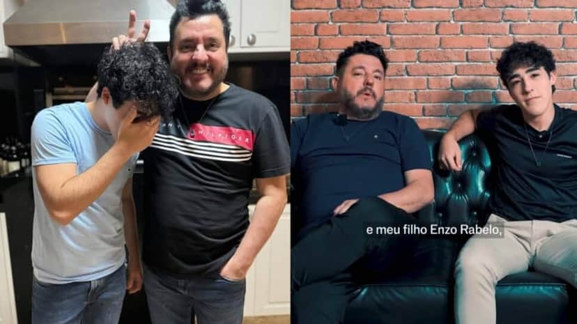 Bruno, da dupla com Marrone, tem filho com vozeirão e mais alto que ele (Fotos: Reprodução/ Instagram/ Montagem TV Foco) Bruno, da dupla com Marrone, tem filho com vozeirão e mais alto que ele (Fotos: Reprodução/ Instagram/ Montagem TV Foco)