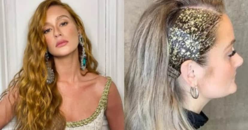 Penteado para o Carnaval em ondas (Foto: Montagem TV Foco) Penteado para o Carnaval em ondas (Foto: Montagem TV Foco)