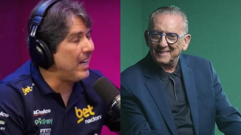 Filho de Galvão Bueno revela lado oculto do pai em podcast (Fotos: Reprodução/ YouTube/ Instagram/ Montagem TV Foco) Filho de Galvão Bueno revela lado oculto do pai em podcast (Fotos: Reprodução/ YouTube/ Instagram/ Montagem TV Foco)