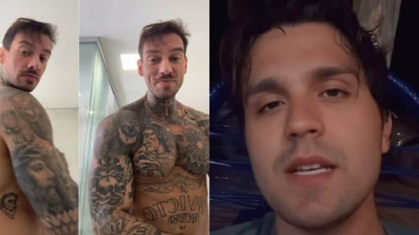 Lucas Lucco assume o que sente por Luan Santana (Fotos: Reprodução/ Instagram/ Montagem) Lucas Lucco assume o que sente por Luan Santana (Fotos: Reprodução/ Instagram/ Montagem)