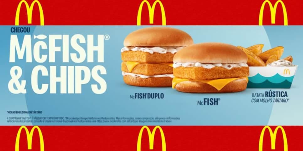 McFish está de volta (Reprodução: McDonald's) McFish está de volta (Reprodução: McDonald's)