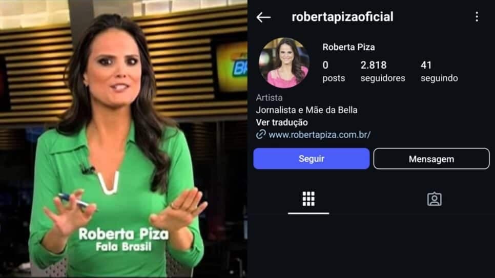 Ex apresentadora do Fala Brasil não dá as caras nem nas redes sociais (Foto: Reprodução/ Instagram/ Montagem) Ex apresentadora do Fala Brasil não dá as caras nem nas redes sociais (Foto: Reprodução/ Instagram/ Montagem)
