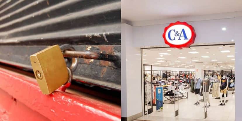 Fechamento de loja rival da C&A (Reprodução: Montagem TV Foco) Fechamento de loja rival da C&A (Reprodução: Montagem TV Foco)