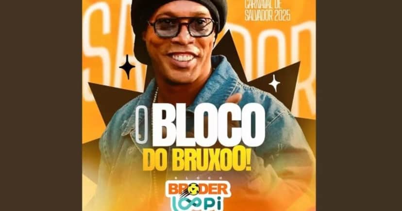 Ronaldinho Gaúcho anuncia bloco de carnaval - (Foto: Divulgação / Instagram) Ronaldinho Gaúcho anuncia bloco de carnaval - (Foto: Divulgação / Instagram)