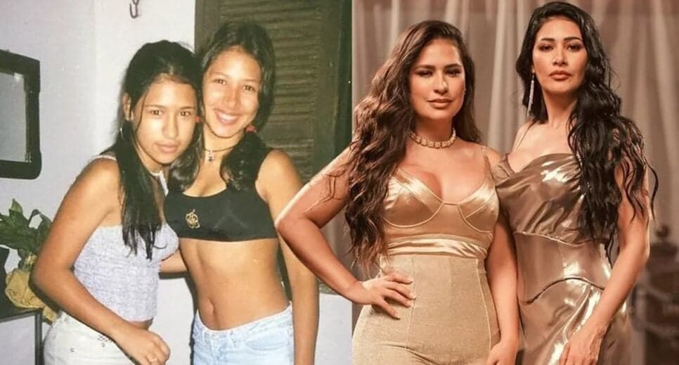 As irmãs sertanejas quando crianças e com sucesso (Foto: Reprodução/ Internet/ Montagem) As irmãs sertanejas quando crianças e com sucesso (Foto: Reprodução/ Internet/ Montagem)