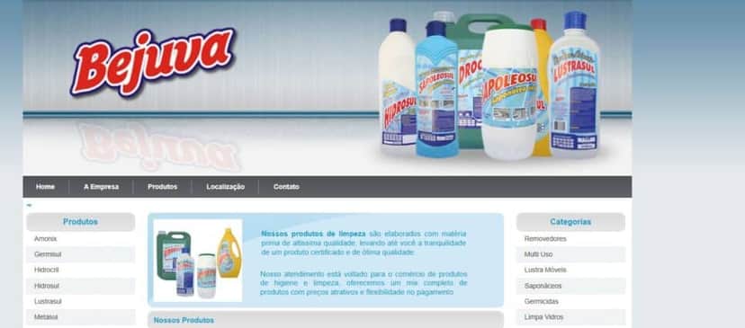 Site da Bejuva segue ativo (Foto Reprodução/Site oficial) Site da Bejuva segue ativo (Foto Reprodução/Site oficial)