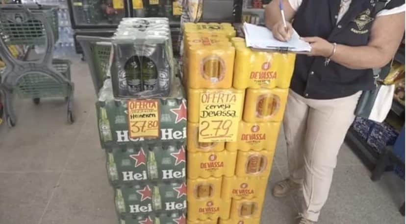 Cerveja no chão (Foto Reprodução/Youtube) Cerveja no chão (Foto Reprodução/Youtube)