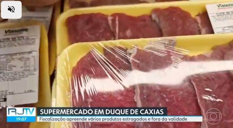 Carne era maquiada (Foto Reprodução/Globo) Carne era maquiada (Foto Reprodução/Globo)