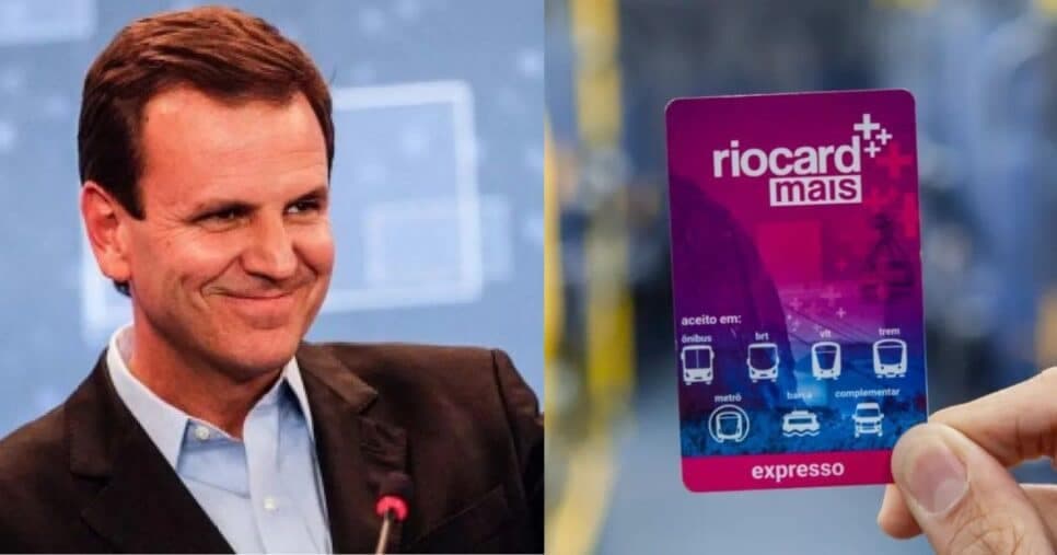Eduardo Paes / RioCard - Montagem: TVFOCO Eduardo Paes / RioCard - Montagem: TVFOCO