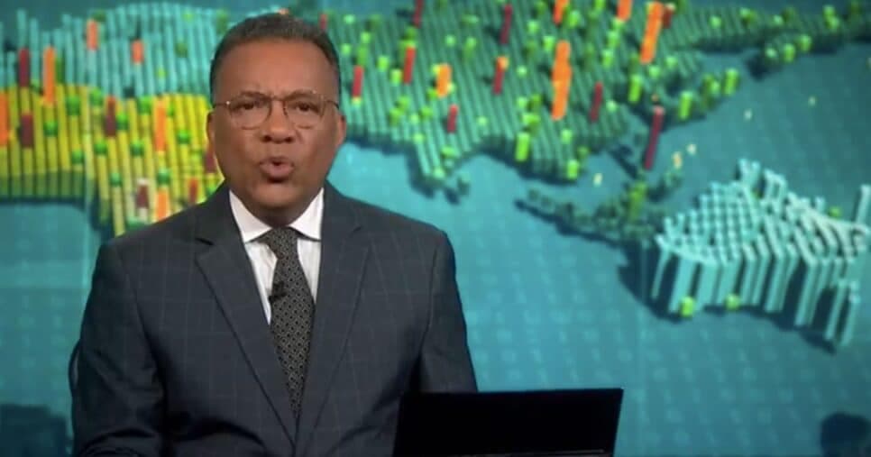Heraldo Pereira no Jornal Nacional (Foto: Reprodução / Globo) Heraldo Pereira no Jornal Nacional (Foto: Reprodução / Globo)