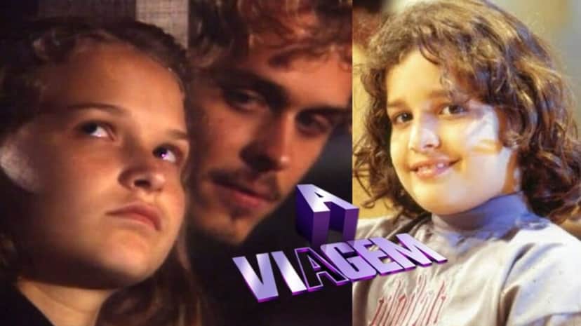 2 atores mirins de A Viagem que estão irreconhecíveis em 2025: Bia e Dudu (Foto: Reprodução/ Divulgação, TV Globo/ Montagem TV Foco) 2 atores mirins de A Viagem que estão irreconhecíveis em 2025: Bia e Dudu (Foto: Reprodução/ Divulgação, TV Globo/ Montagem TV Foco)