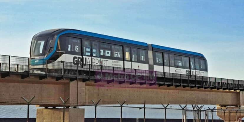 Aeromóvel de Guarulhos com obras novamente adiadas (Reprodução: CPTM) Aeromóvel de Guarulhos com obras novamente adiadas (Reprodução: CPTM)