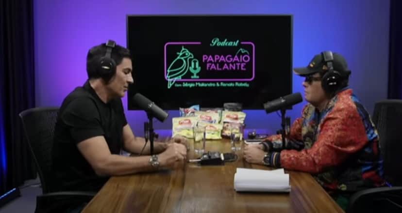 Apresentador fez desabafo no podcast de Sérgio Mallandro (Foto: Reprodução/ YouTube) Apresentador fez desabafo no podcast de Sérgio Mallandro (Foto: Reprodução/ YouTube)