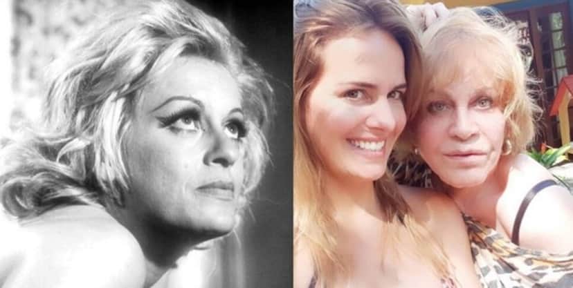 Estrela de filmes e novelas, hoje vive assim - Registro com a filha (Foto: Reprodução/ Internet/ Montagem) Estrela de filmes e novelas, hoje vive assim - Registro com a filha (Foto: Reprodução/ Internet/ Montagem)