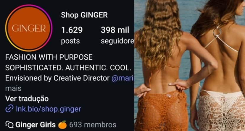 Perfil oficial no Instagram e modelos de roupas (Foto: Reprodução/ Internet/ Instagram/ Montagem TV Foco) Perfil oficial no Instagram e modelos de roupas (Foto: Reprodução/ Internet/ Instagram/ Montagem TV Foco)