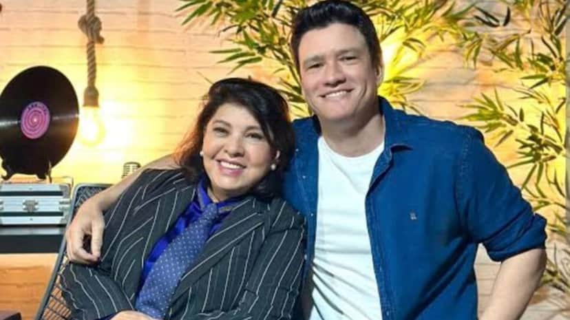 A cantora e o jornalista André Piunti (Foto: Reprodução/ Instagram) A cantora e o jornalista André Piunti (Foto: Reprodução/ Instagram)