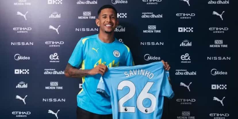 Savinho hoje é craque no Manchester City (Reprodução: Divulgação) Savinho hoje é craque no Manchester City (Reprodução: Divulgação)