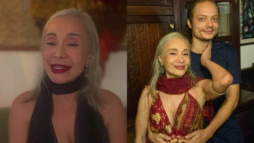 A cantora e a foto onde assumiu seu novinho 49 anos mais jovem (Fotos: Reprodução/ Instagram/ Montagem) A cantora e a foto onde assumiu seu novinho 49 anos mais jovem (Fotos: Reprodução/ Instagram/ Montagem)