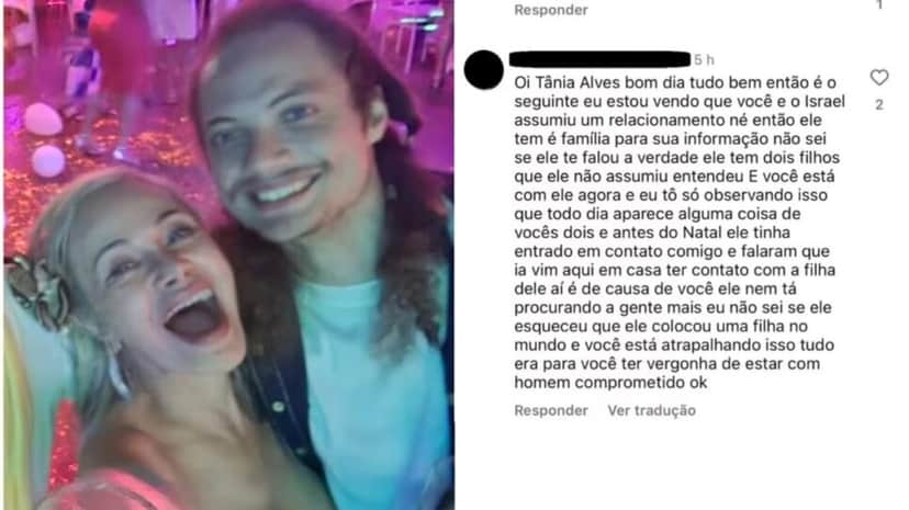 Mulher expõe traição em comentário de foto do novo namorado da famosa (Fotos: Reprodução/ Instagram/ Montagem) Mulher expõe traição em comentário de foto do novo namorado da famosa (Fotos: Reprodução/ Instagram/ Montagem)