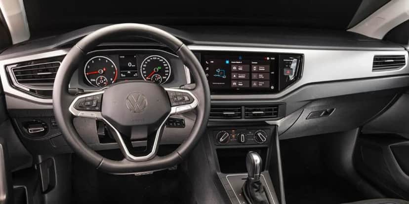 Parte interior do Nivus (Reprodução: Volkswagen) Parte interior do Nivus (Reprodução: Volkswagen)