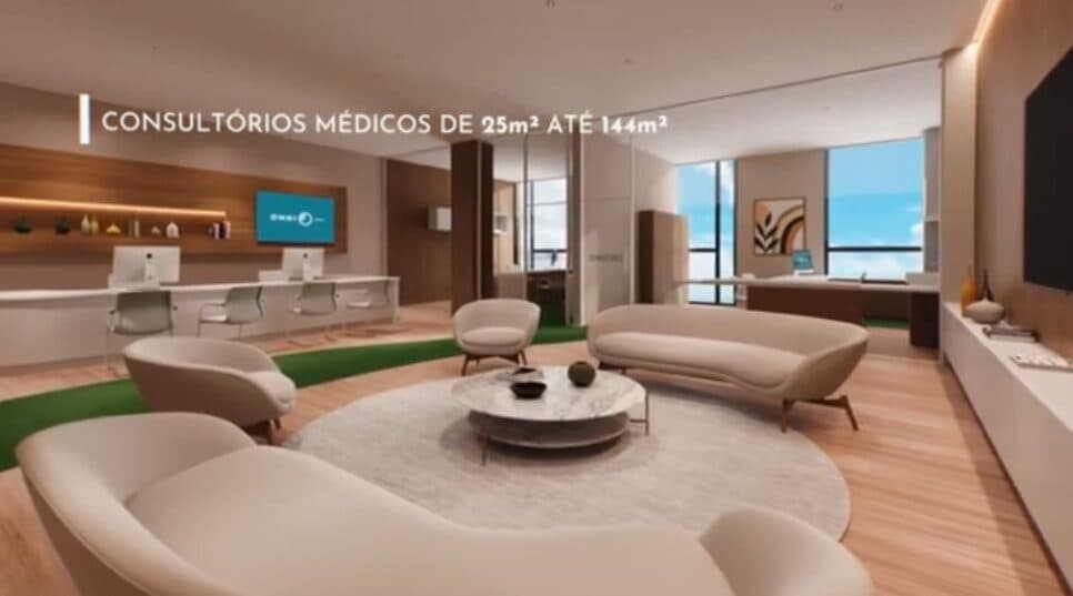 Projeto do consultório que irá funcionar dentro das dependências do shopping (Foto Reprodução/YouTube) Projeto do consultório que irá funcionar dentro das dependências do shopping (Foto Reprodução/YouTube)