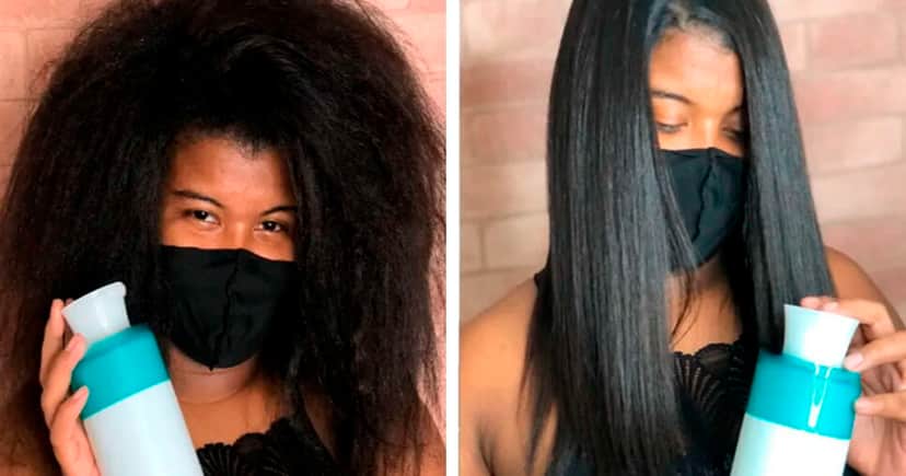 Antes e depois da Protein Smoothing Let Me Be (Foto: Reprodução) Antes e depois da Protein Smoothing Let Me Be (Foto: Reprodução)