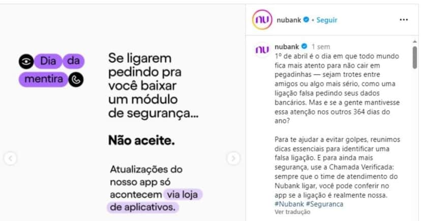 Aviso do Nubank Aviso do Nubank