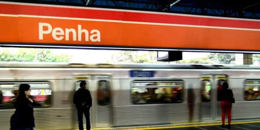 Estação Penha da Linha 3-Vermelha do metrô (Foto: Reprodução / Redes Sociais) Estação Penha da Linha 3-Vermelha do metrô (Foto: Reprodução / Redes Sociais)