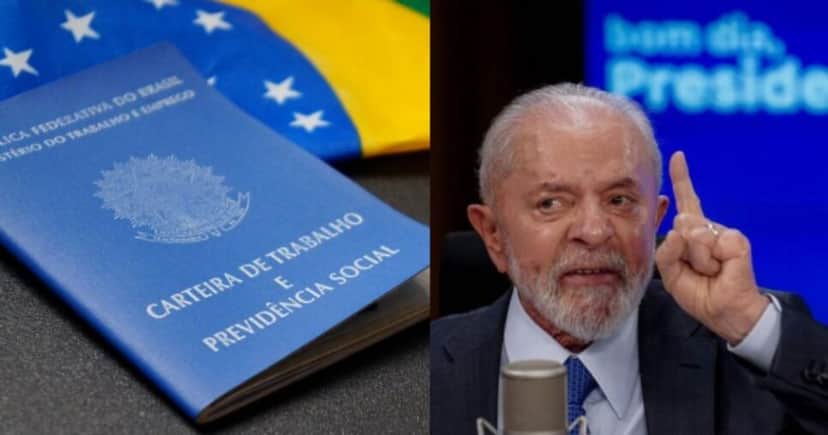 Lei trabalhista aos CLTs e Lula - Foto Reprodução Internet Lei trabalhista aos CLTs e Lula - Foto Reprodução Internet