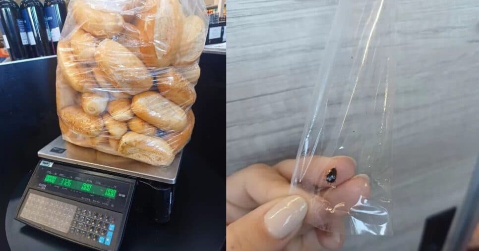 Pães descartados após situação insalubre (Foto Reprodução/Tv Foco/O Dia) Pães descartados após situação insalubre (Foto Reprodução/Tv Foco/O Dia)