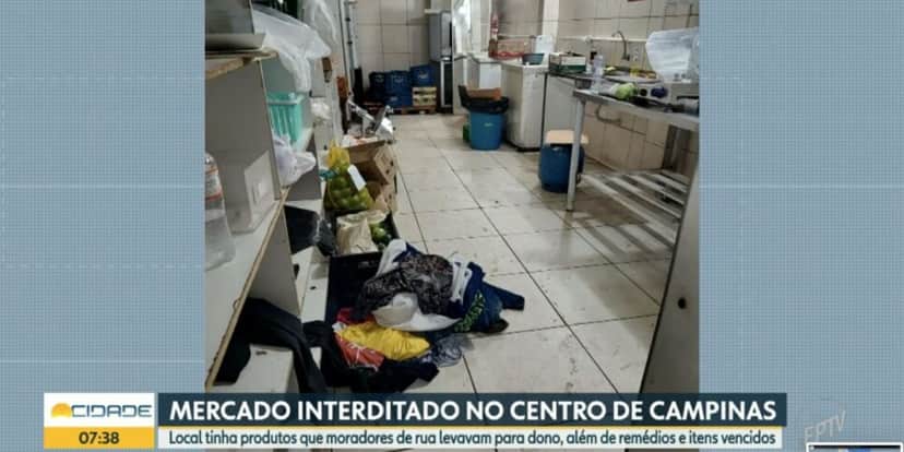 Produtos em mercado de Campinas (Foto: Reprodução / Globo) Produtos em mercado de Campinas (Foto: Reprodução / Globo)