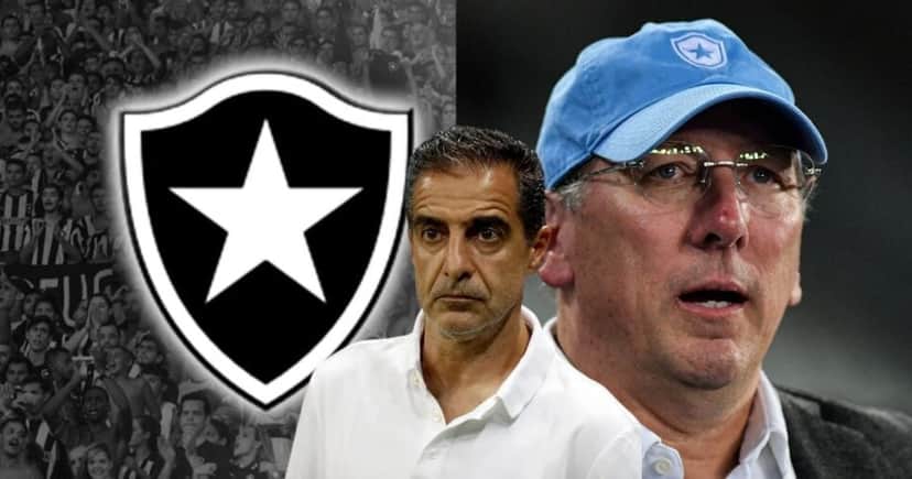 Renato Paiva e Textor com debandada de 3 craques no Botafogo - Foto Reprodução Internet Renato Paiva e Textor com debandada de 3 craques no Botafogo - Foto Reprodução Internet
