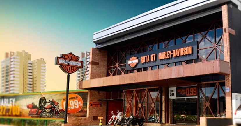 Rota 67- Harley-Davidson (Foto: Reprodução) Rota 67- Harley-Davidson (Foto: Reprodução)