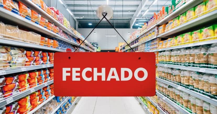 Supermercado fechou unidades - Foto: Internet Supermercado fechou unidades - Foto: Internet