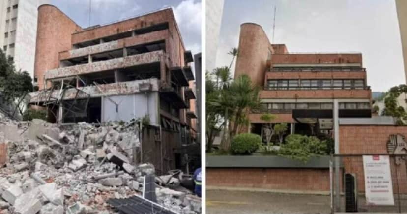 Demolição de gigante em SP revolta moradores - Foto: Montagem Demolição de gigante em SP revolta moradores - Foto: Montagem