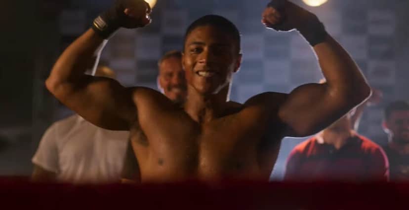 Marlon descobre que vai lutar em Miami e expõe sabotagem de Carlos (Foto: Reprodução/ TV Globo) Marlon descobre que vai lutar em Miami e expõe sabotagem de Carlos (Foto: Reprodução/ TV Globo)