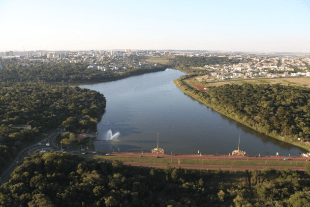 Lago Municipal de Cascavel (Foto: Divulgação) Lago Municipal de Cascavel (Foto: Divulgação)