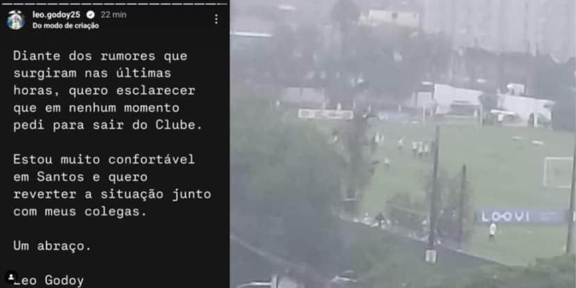 Declaração do argentino em suas redes sociais (Reprodução: Instagram) Declaração do argentino em suas redes sociais (Reprodução: Instagram)