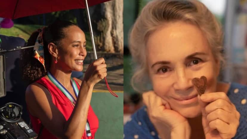 A atriz como Raquel Acioly e a veterana em 2025 (Fotos: Reprodução/ Divulgação, Globo/ Instagram/ Montagem TV Foco) A atriz como Raquel Acioly e a veterana em 2025 (Fotos: Reprodução/ Divulgação, Globo/ Instagram/ Montagem TV Foco)